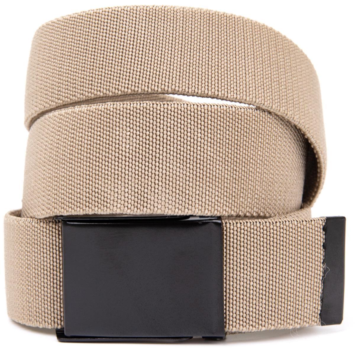 Текстильный ремень Vintage Belt 20533 с черной пряжкой Хаки