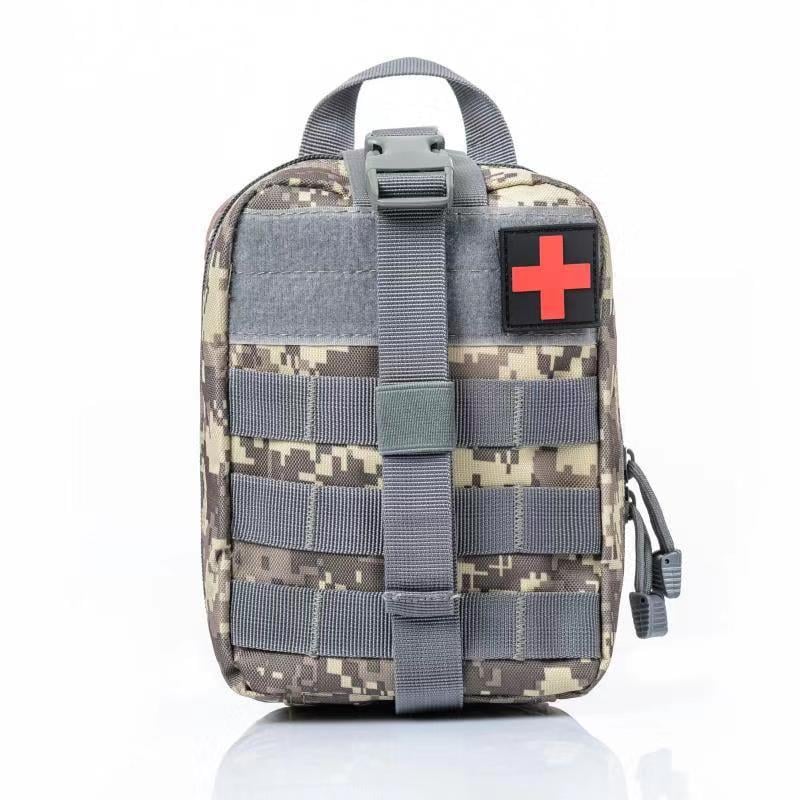 Подсумок аптечка MOLLE A87 Пиксель серый (1856518575)