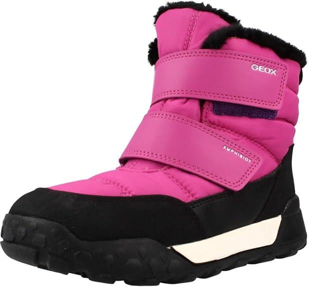 Черевики зимові Geox J Trekkyup з мембраною Amphibiox р. 39 Fuchsia Black (37917265)