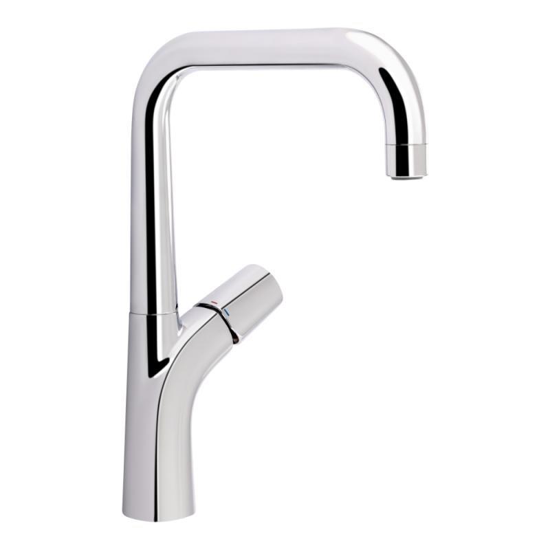 Смеситель для кухни Q-tap ​​Kuchyne 90102FC латунь Хром (QTKUC90102FC)