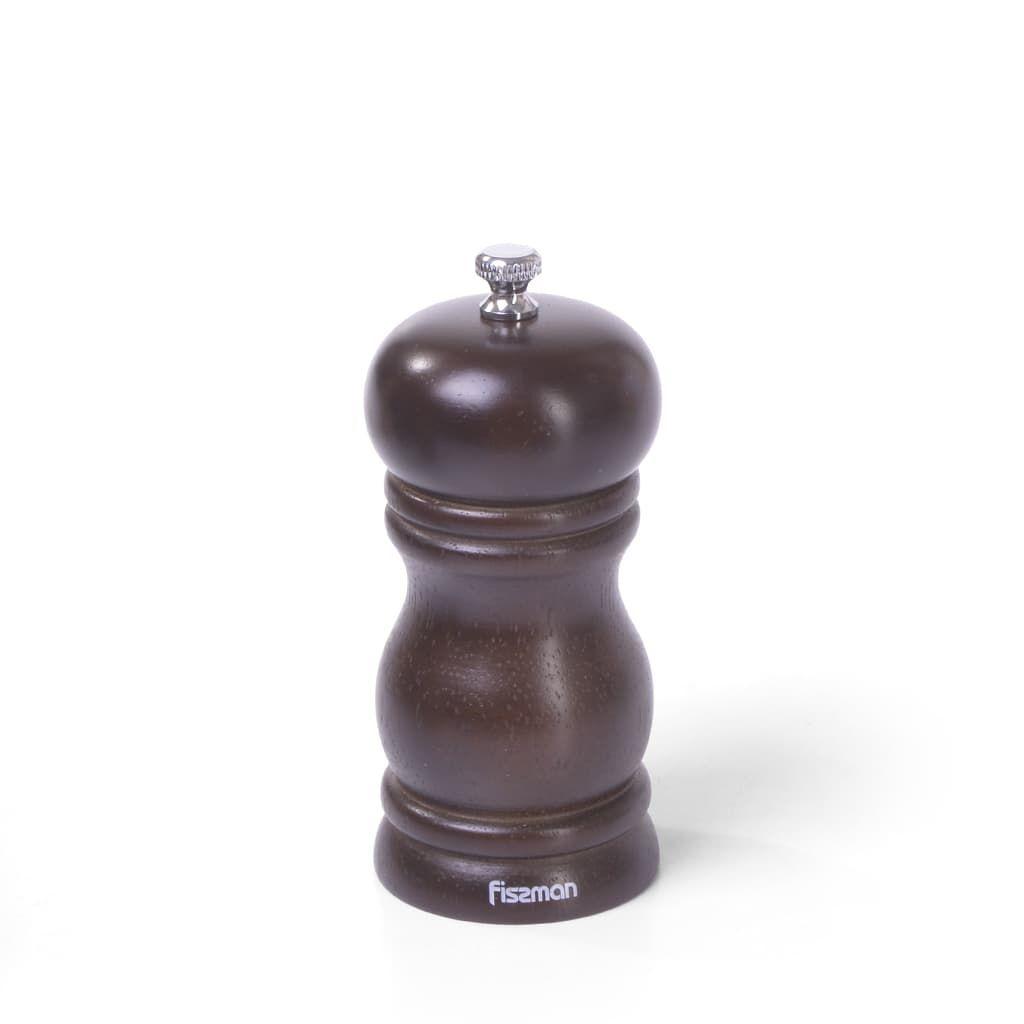 Мельница для соли и перца Fissman 11x5 см из дерева (8092)