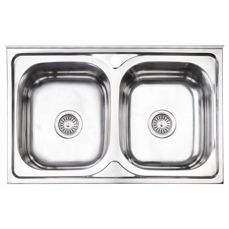 Мийка для кухні Lidz LIDZ5080LPOL06 0,8 мм (76445)