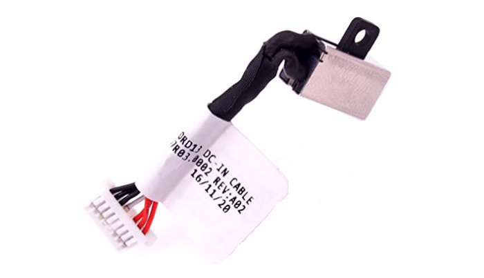 Роз'єм живлення для Dell Inspiron 17 7778 PF8JG 450.07R03.000 з кабелем шлейф/гніздо (1567370182)