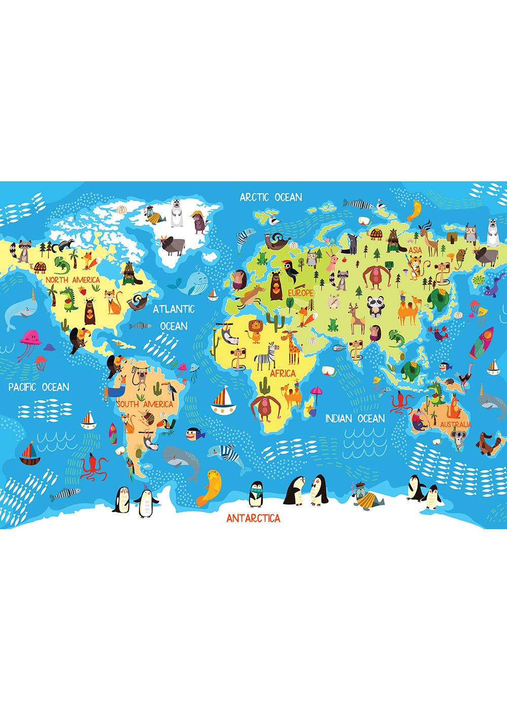 Пазлы InterDRUK трехслойные World Map 5 250 шт. (368966) - фото 3 Пазлы InterDRUK трехслойные World Map 5 250 шт. (368966) - фото 3