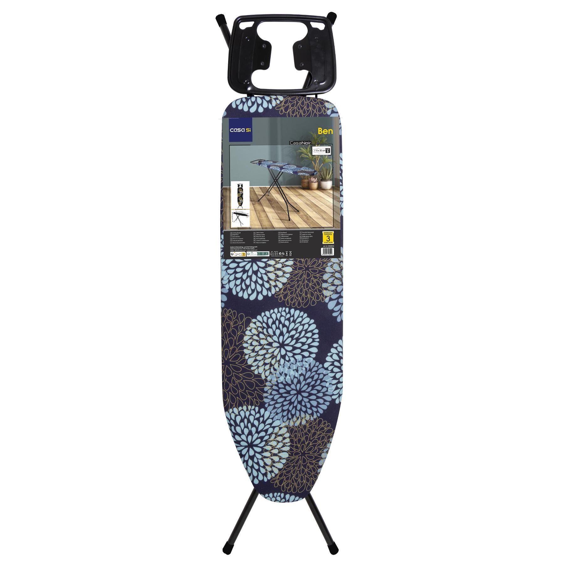 Дошка для прасування Casa Si Ben 110x30 см Black with Blue Firework (CS98090G387) - фото 2 Дошка для прасування Casa Si Ben 110x30 см Black with Blue Firework (CS98090G387) - фото 2