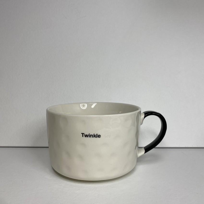 Чашка A-PLUS 6168 Twinkle фарфоровая 800 мл Белый