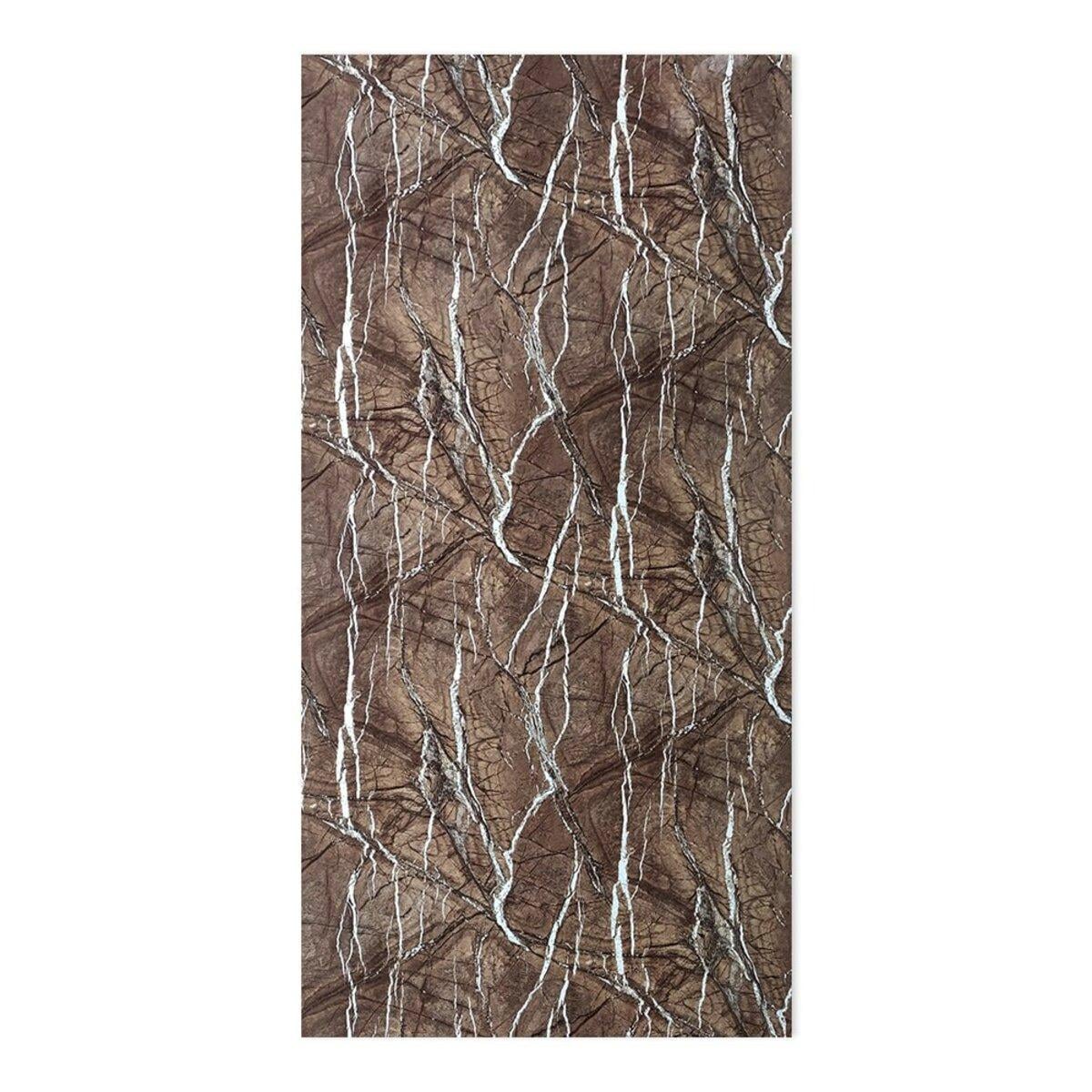 3D-панель Sticker Wall из ПВХ декоративная 1220х2440х3 мм Коричневый мрамор (3DPanda-1401)