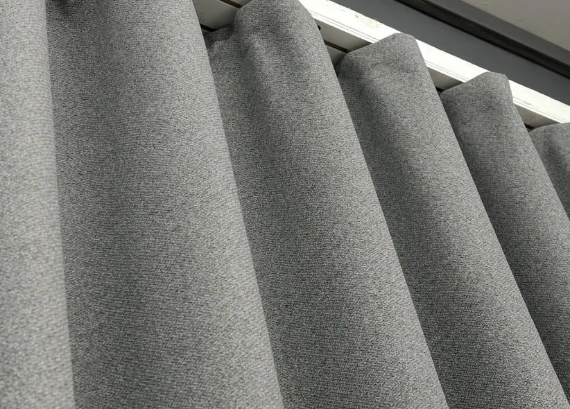 Тканина шторна льон блекаут однотонний Сірий (1821ш) - фото 7 Тканина шторна льон блекаут однотонний Сірий (1821ш) - фото 7