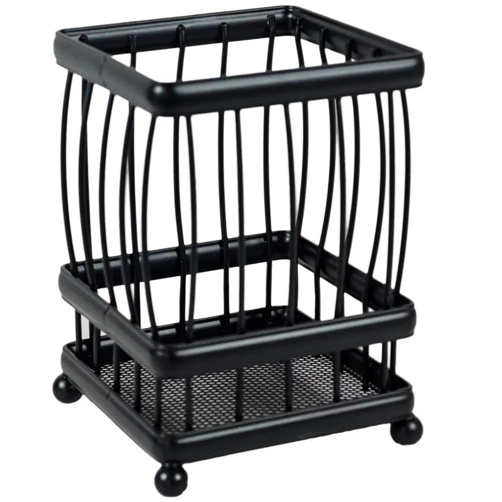 Подставка Stenson R88706 для кухонных аксессуаров 10x13 см Black (20359210)