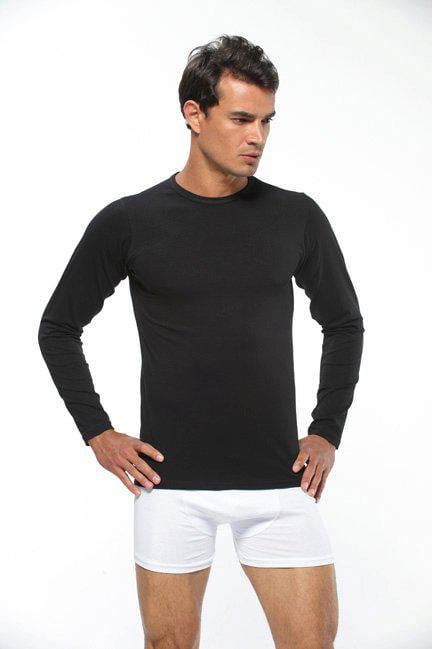 Футболка с длинным рукавом L Черный (4022) - фото 2 Футболка с длинным рукавом L Черный (4022) - фото 2