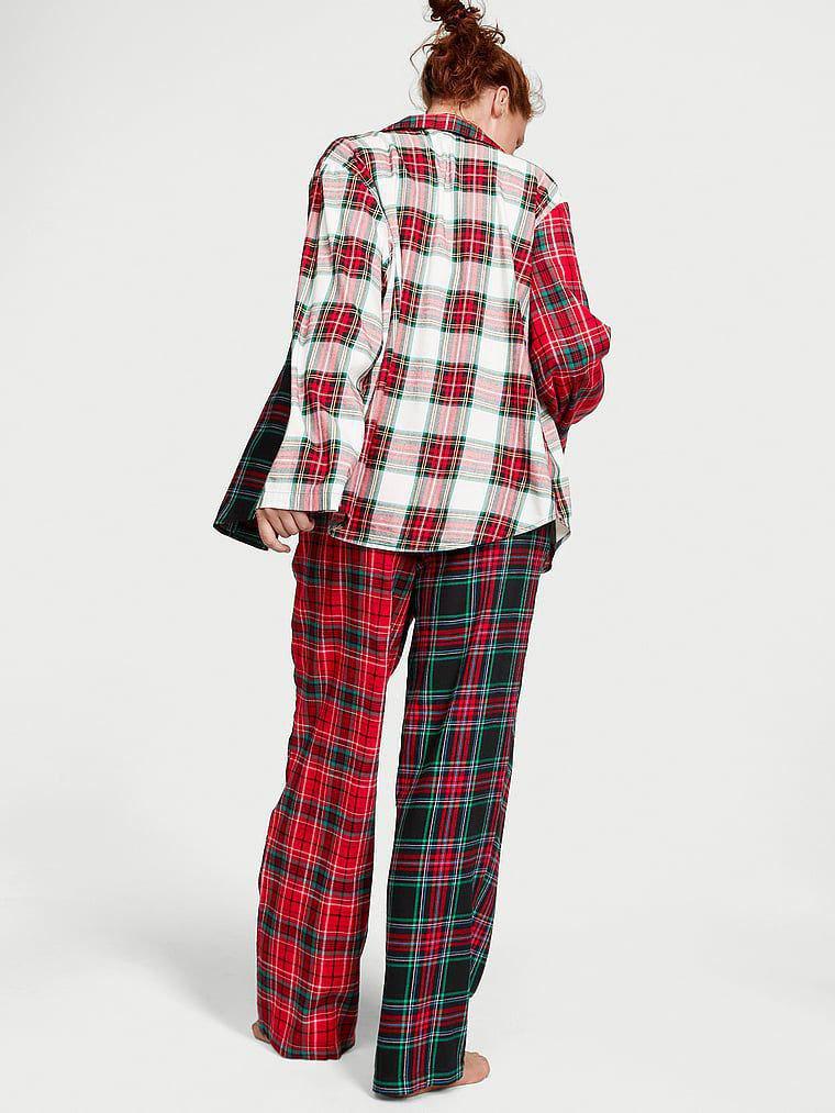 Піжама фланель сорочка/штани Victoria's Secret Flannel Long Pajama Set Regular S Червоний (26931134D) - фото 4 Піжама фланель сорочка/штани Victoria's Secret Flannel Long Pajama Set Regular S Червоний (26931134D) - фото 4