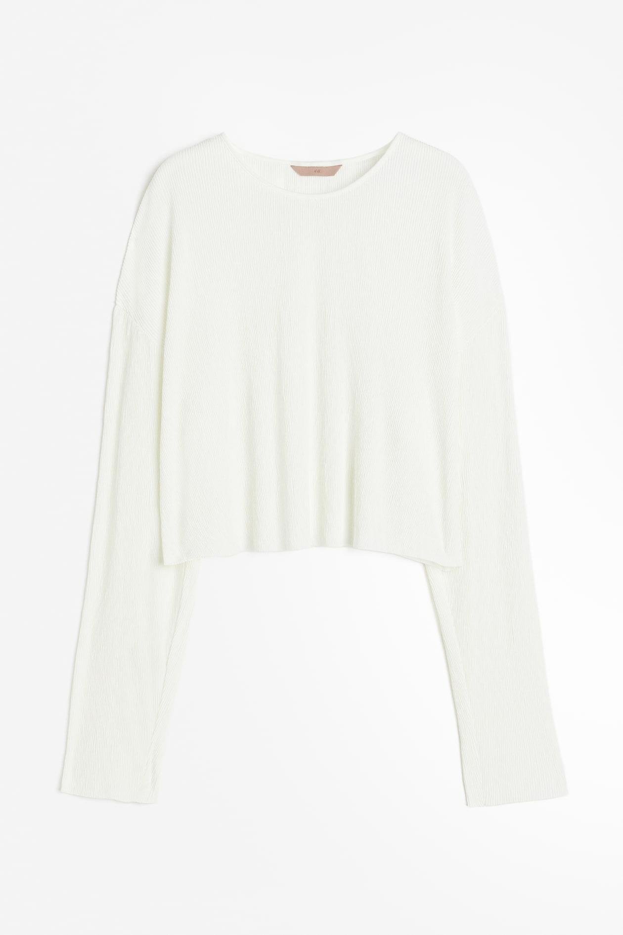 Топ H&M 1184712П S Белый (9469079471101)