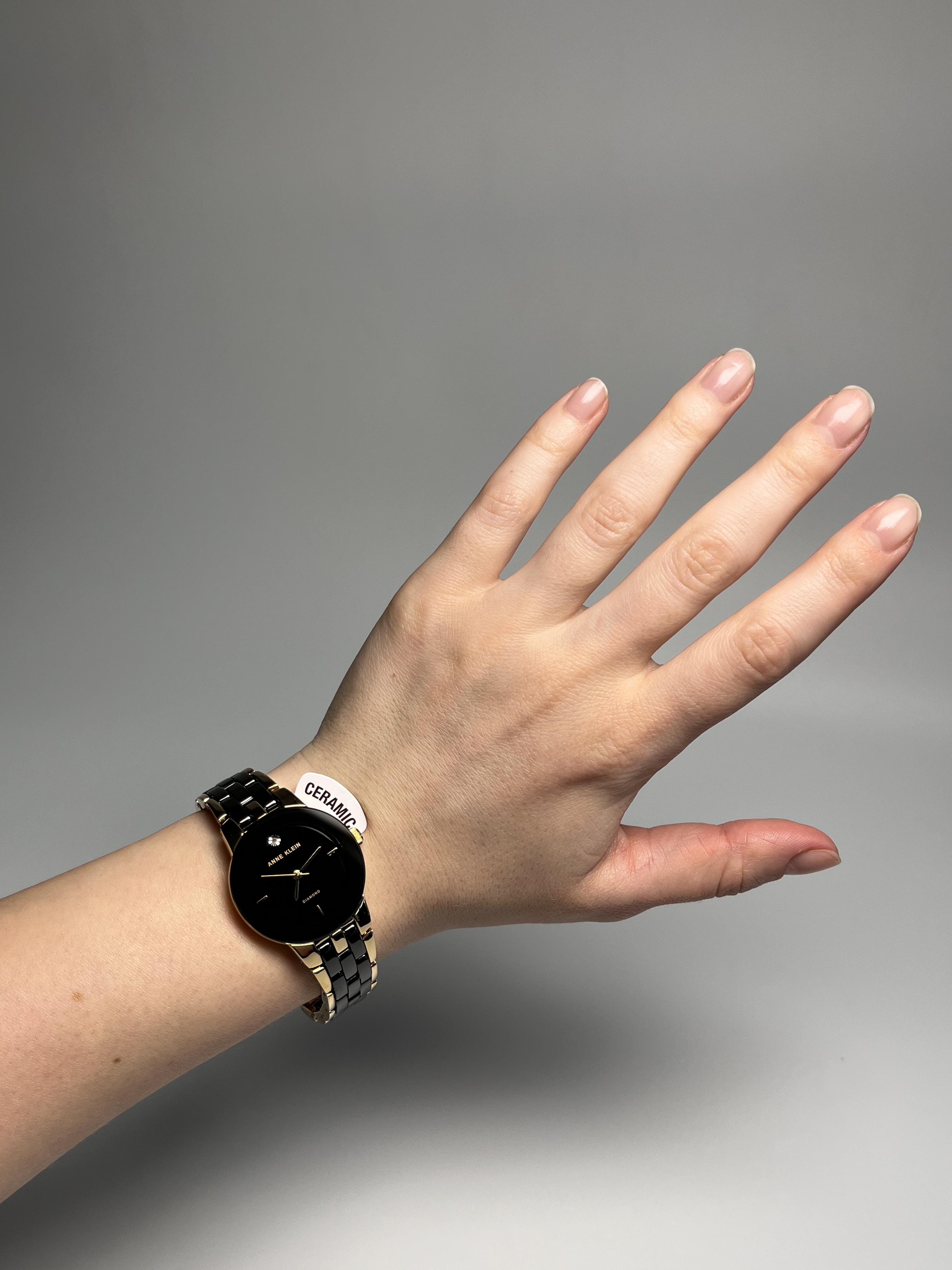 Часы классические Anne Klein AK/1610BKGB круглые Черный - фото 6 Часы классические Anne Klein AK/1610BKGB круглые Черный - фото 6