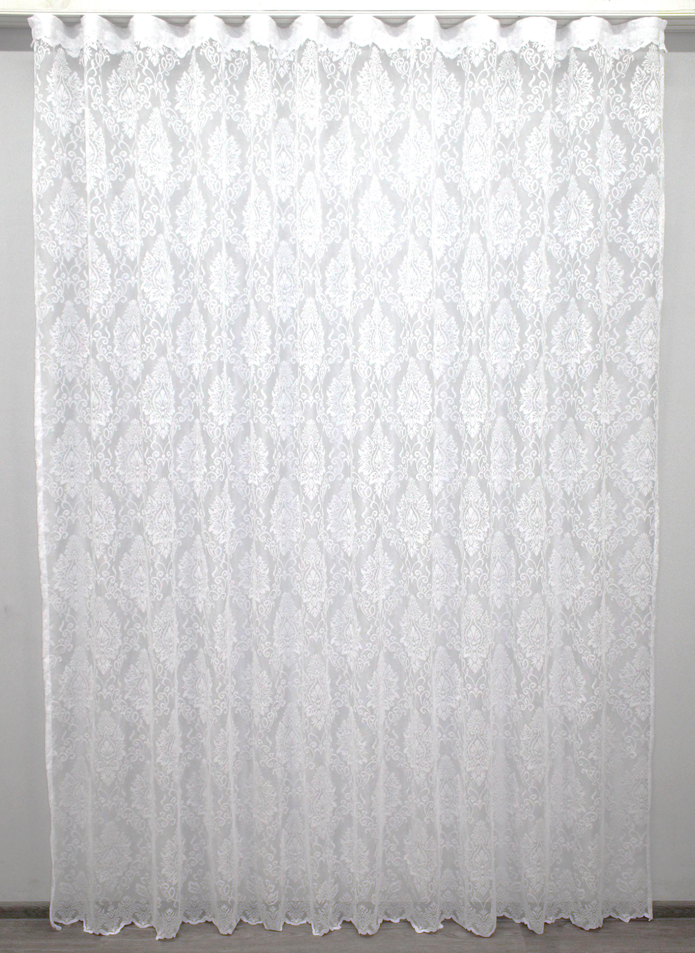 Тюль VR-Textil 1116т Розалія жаккард 300х270 см Белый (40-019) Тюль VR-Textil 1116т Розалія жаккард 300х270 см Белый (40-019)