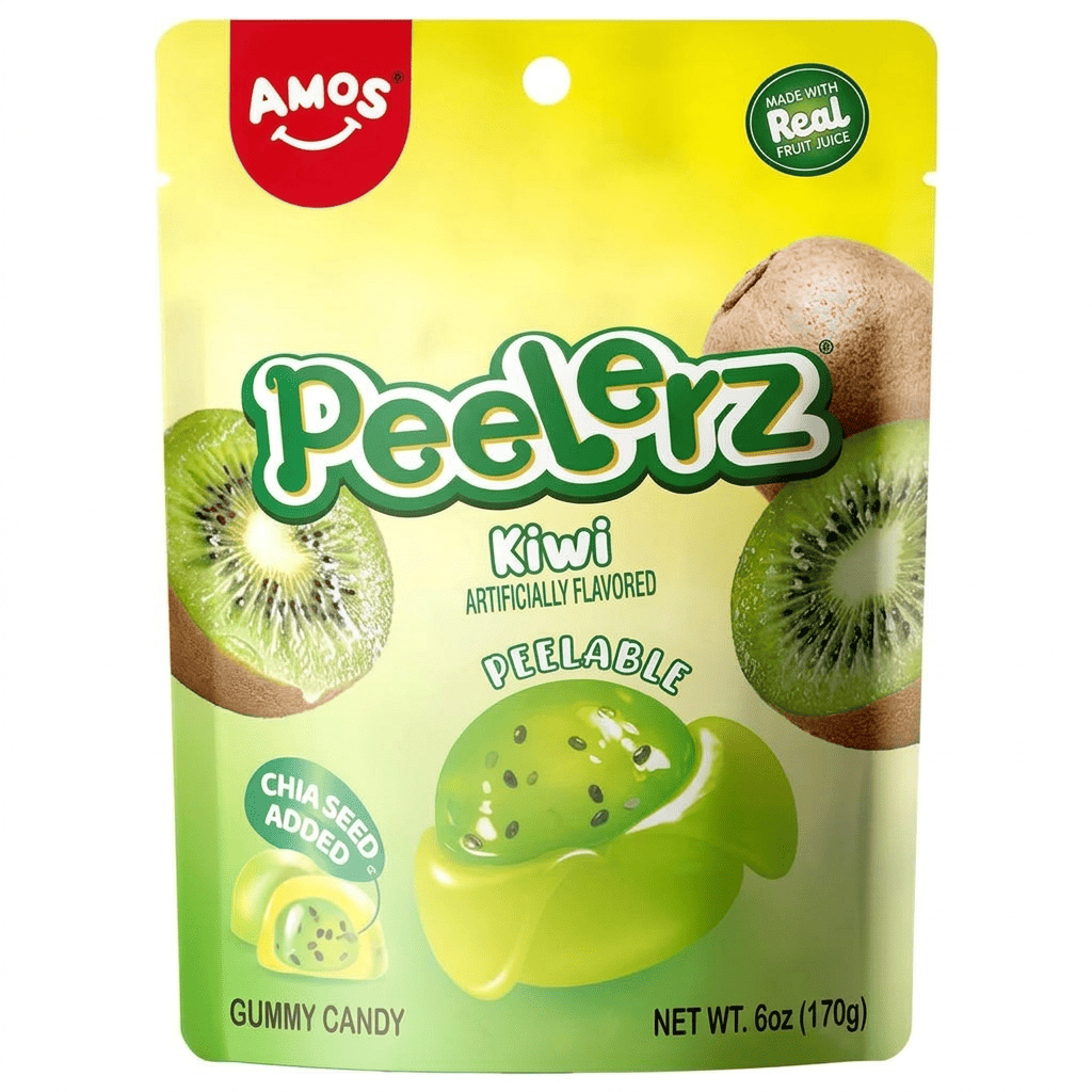 Конфеты желейные Amos Peelerz Peelable Kiwi Gummy Candy 170 г (2964463686) Конфеты желейные Amos Peelerz Peelable Kiwi Gummy Candy 170 г (2964463686)