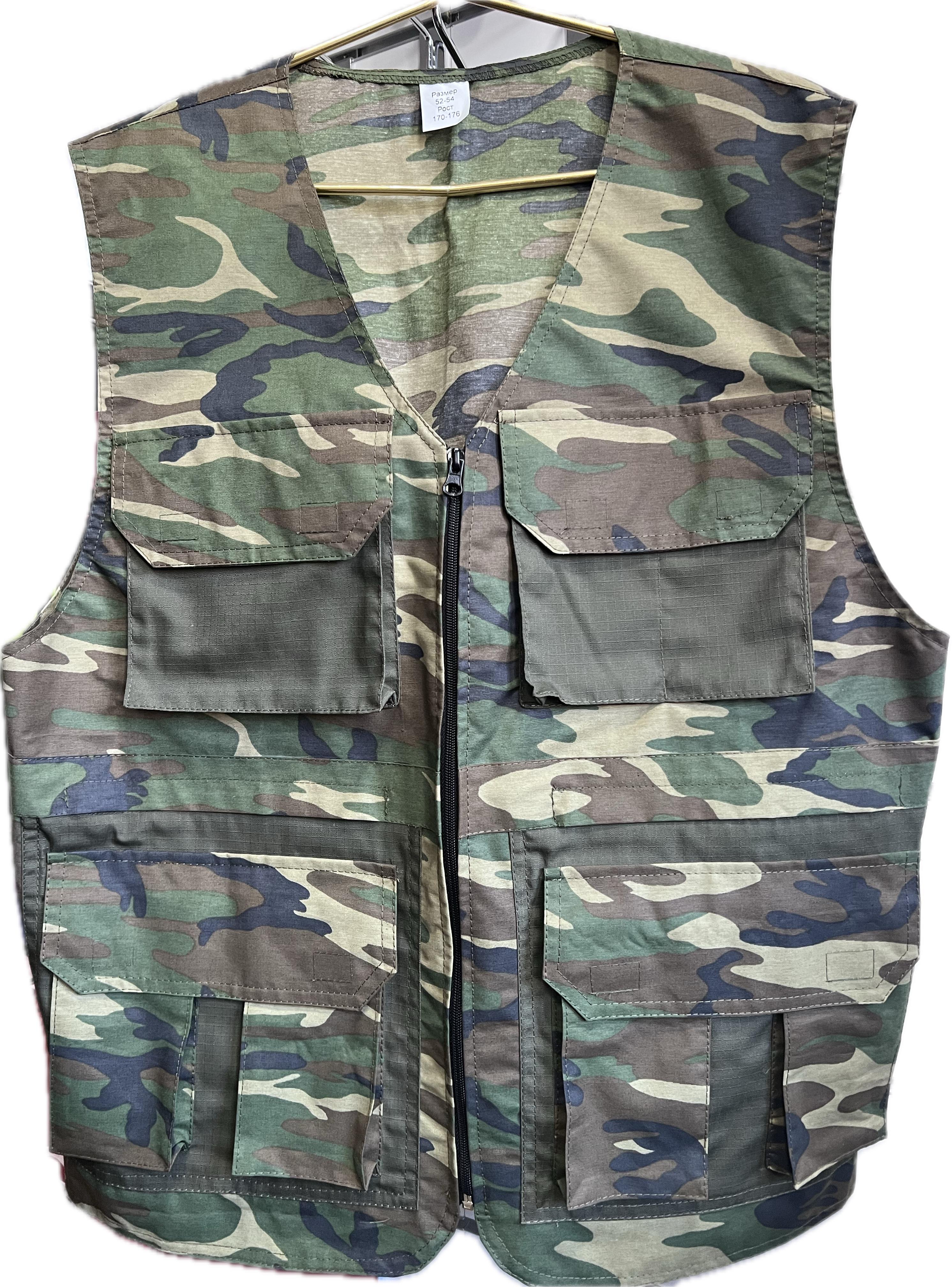 Жилет робочий р. 52/54 Камуфляж (24946038)