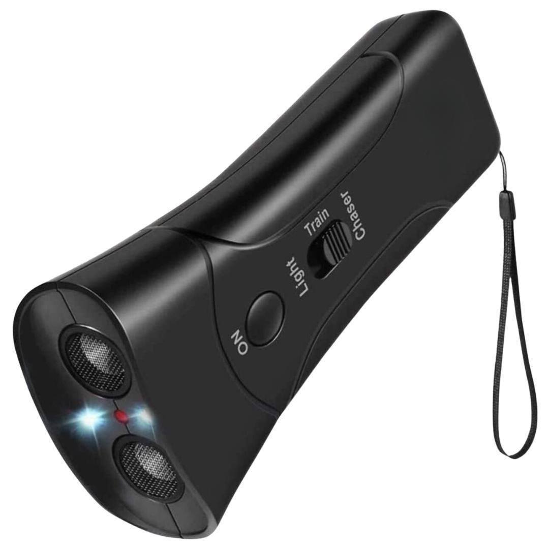 Відлякувач собак Bodasan ультразвуковий з ліхтариком Чорний (2321893821)