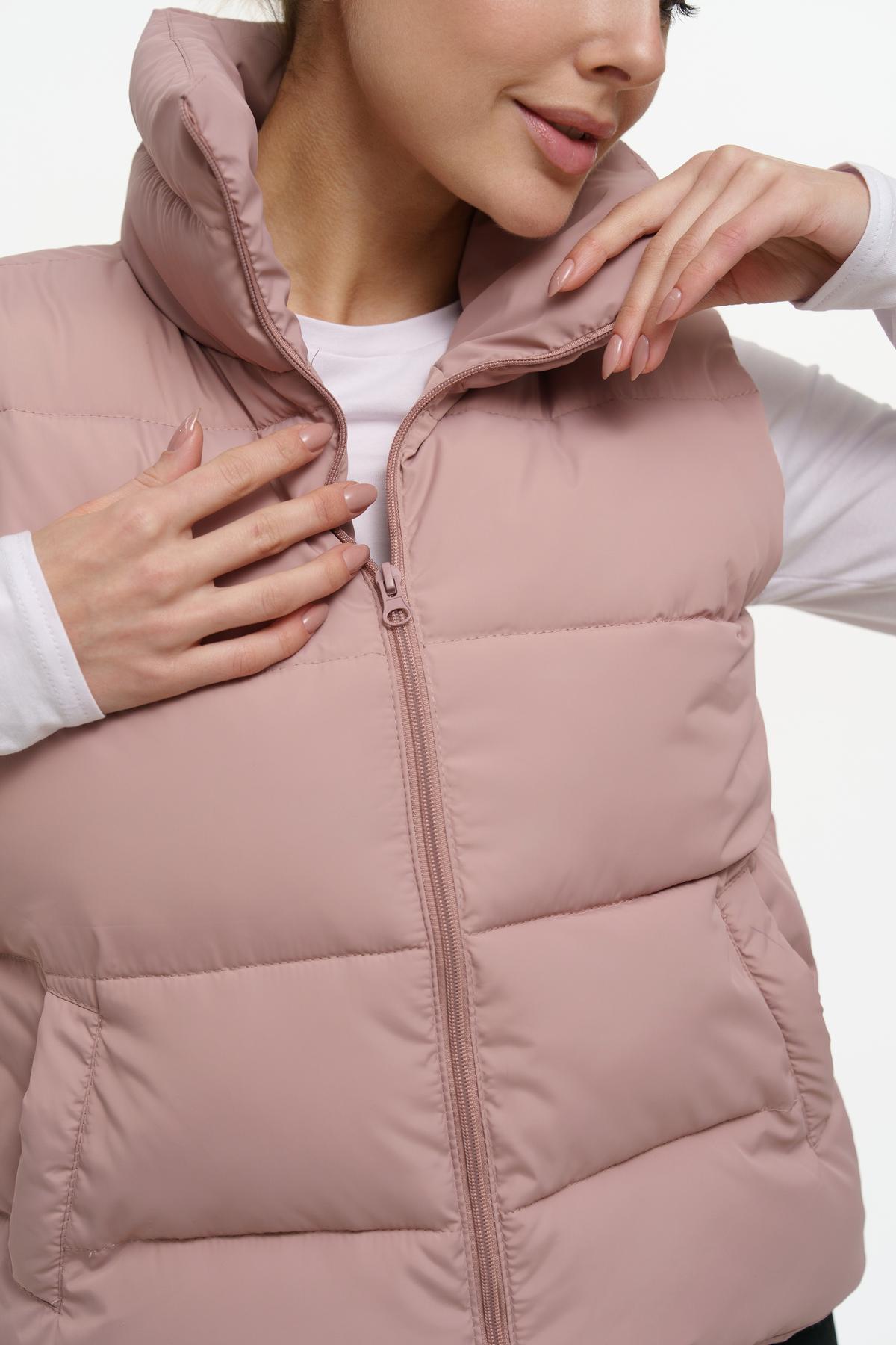 Жилетка жіноча укорочена Intruder Lola з утепленням M-L Пудровий (1343916509/4/2) - фото 6 Жилетка жіноча укорочена Intruder Lola з утепленням M-L Пудровий (1343916509/4/2) - фото 6