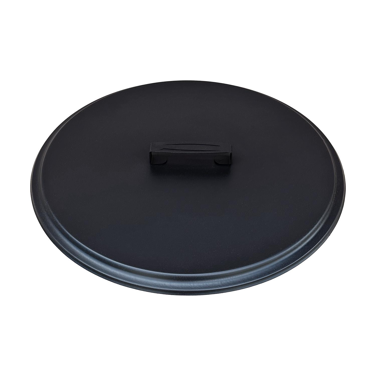 Кришка для сковороди з диска захисна Mzavod Фрея універсальна сталь 50 см Чорний (147-17-1088510100006)