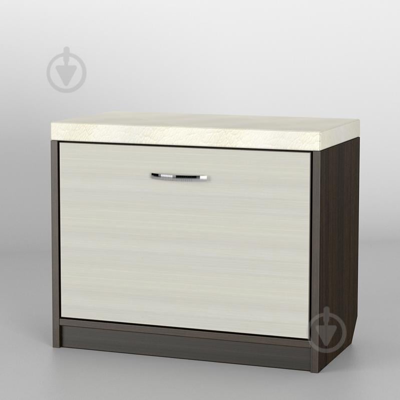 Тумба для обуви Тиса Мебель ТО-121 Венге Молочный