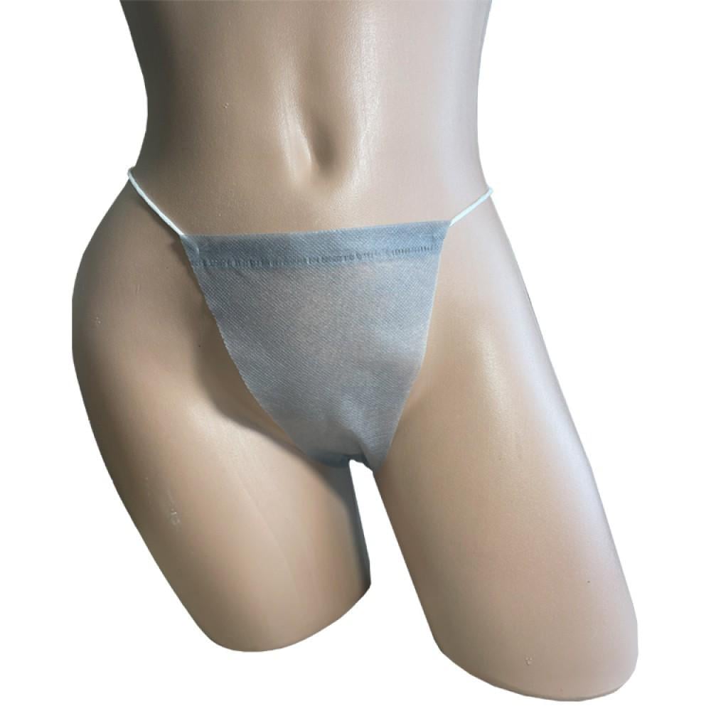 Трусики-стрінги одноразові Monaco Style S/M 50 шт. Голубий (88885) - фото 4