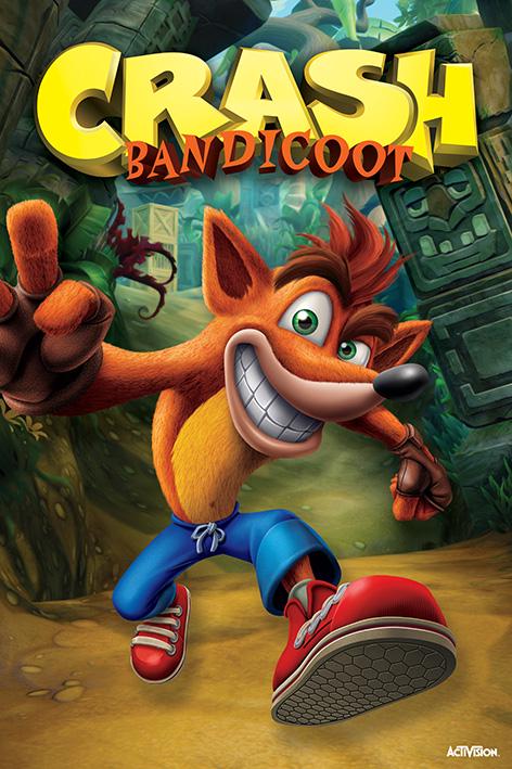 Постер плакат Crash Bandicoot Next Gen Bandicoot 61x91,5 см