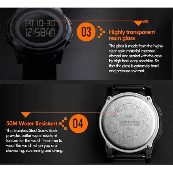 Наручные часы Skmei Ultra New 5 АТМ (1037343264) - фото 3 Наручные часы Skmei Ultra New 5 АТМ (1037343264) - фото 3