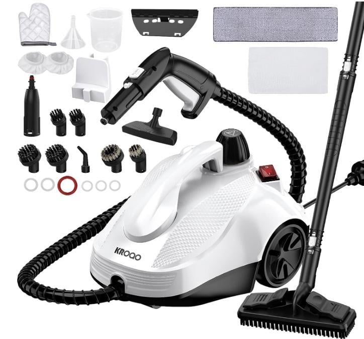 Пароочиститель KROQO SW618-D с 23 аксессуарами