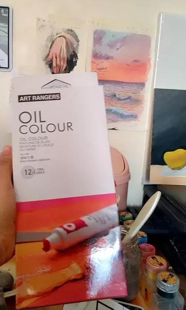 Фарби масляні художні тюбики в коробці 12 кольорів по 12 мл (37-106235) - фото 7