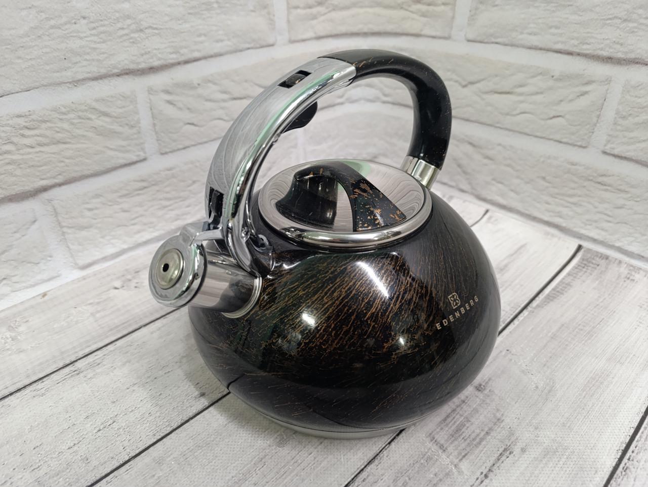 Чайник Edenberg 3 л Коричневый (EB-1935) - фото 8 Чайник Edenberg 3 л Коричневый (EB-1935) - фото 8