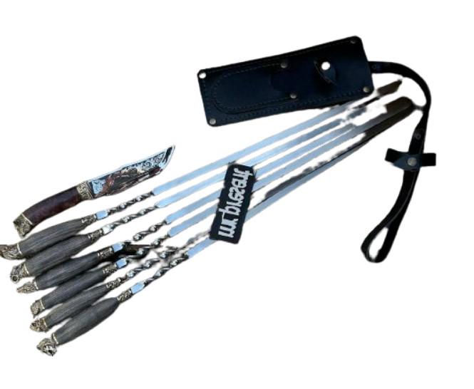 Набор шампуров Кабан №2 для шашлыка и барбекю