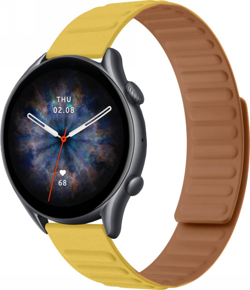 Ремешок Magneter для Amazfit GTR 3 Yellow (26653-0A)