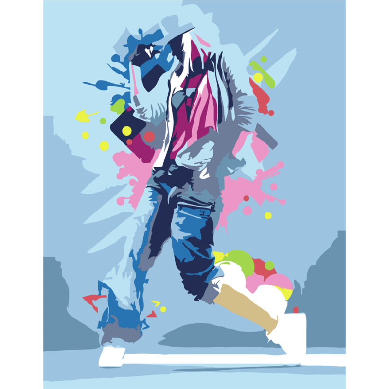 Картина по номерам Rosa Dance Girl 35х45 см (Az-218680)