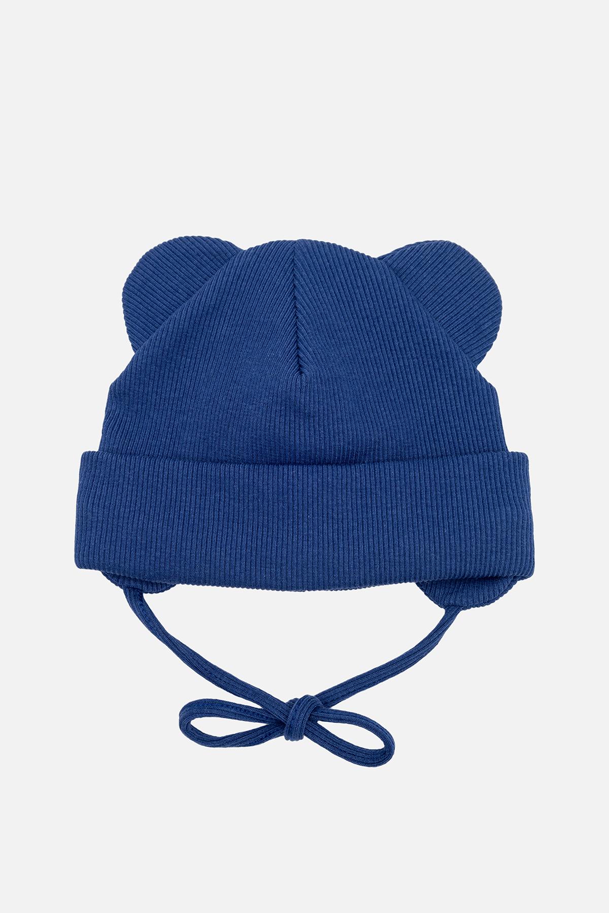 Шапка для мальчика 38-40 см Синий (24099862)