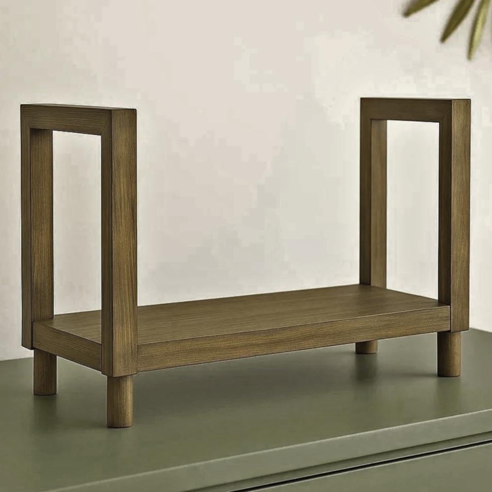 Полка книжная настольная из дерева Сирио Палисандр (КПА-005102)