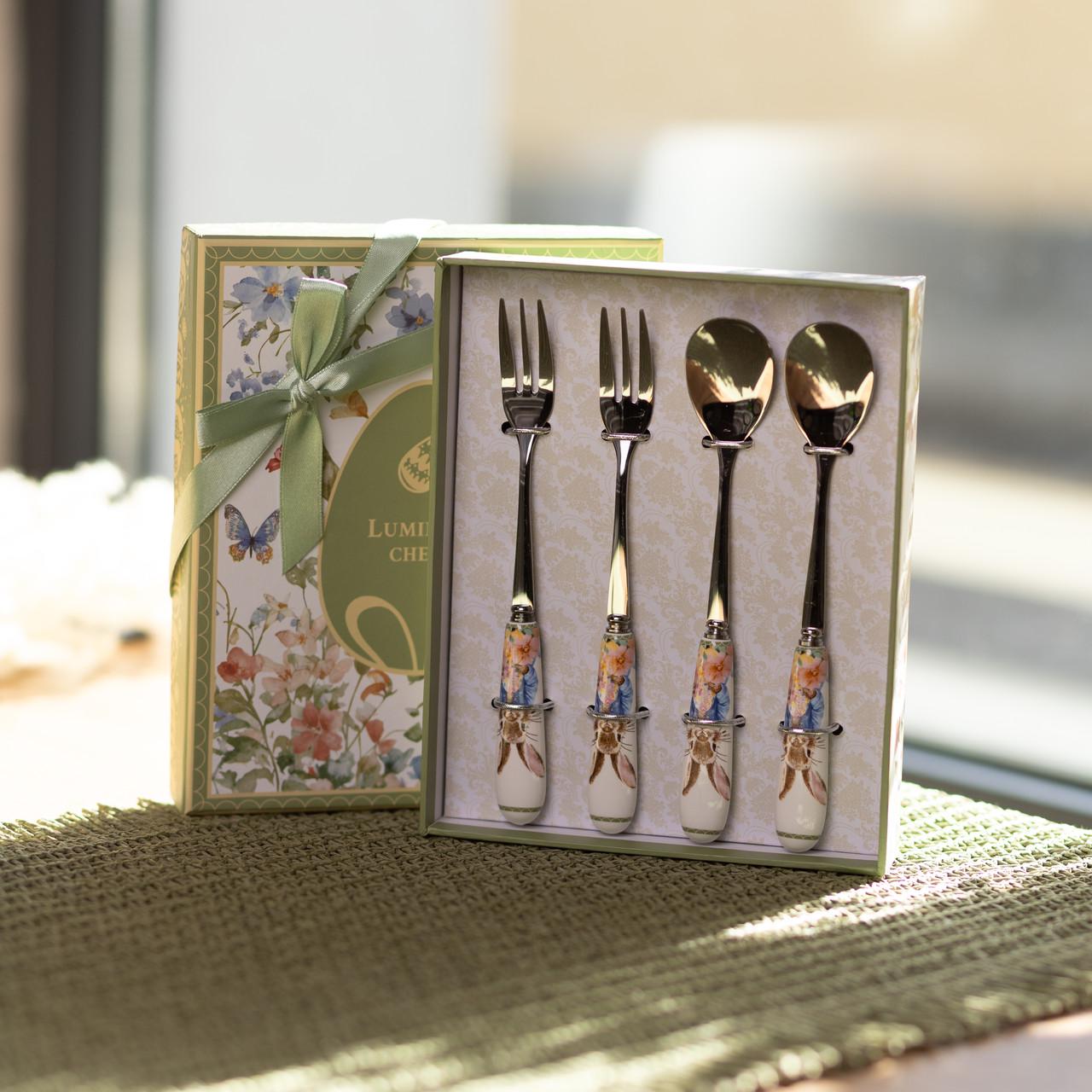 Набор столовых приборов Garden Rabbits 2шт. (HP-7323-7)