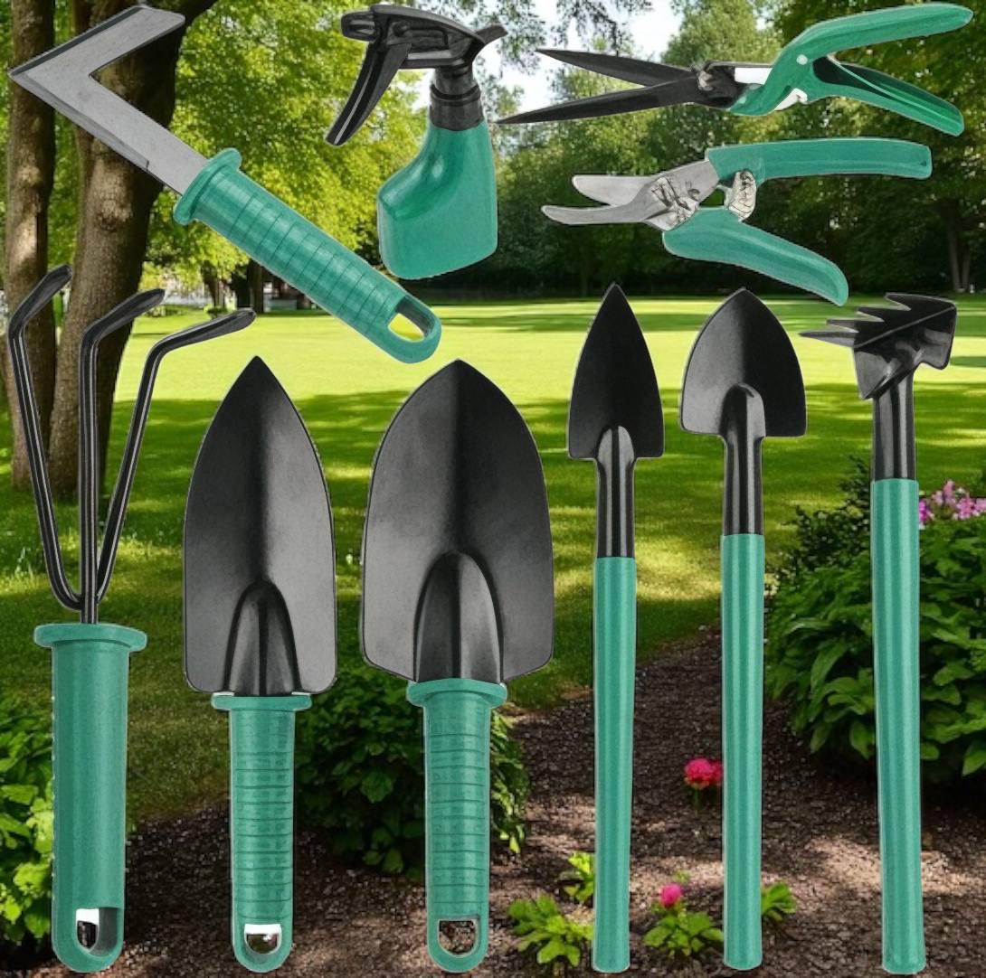 Набір садових інструментів 10в1 з валізою (27861397) - фото 3 Набір садових інструментів 10в1 з валізою (27861397) - фото 3