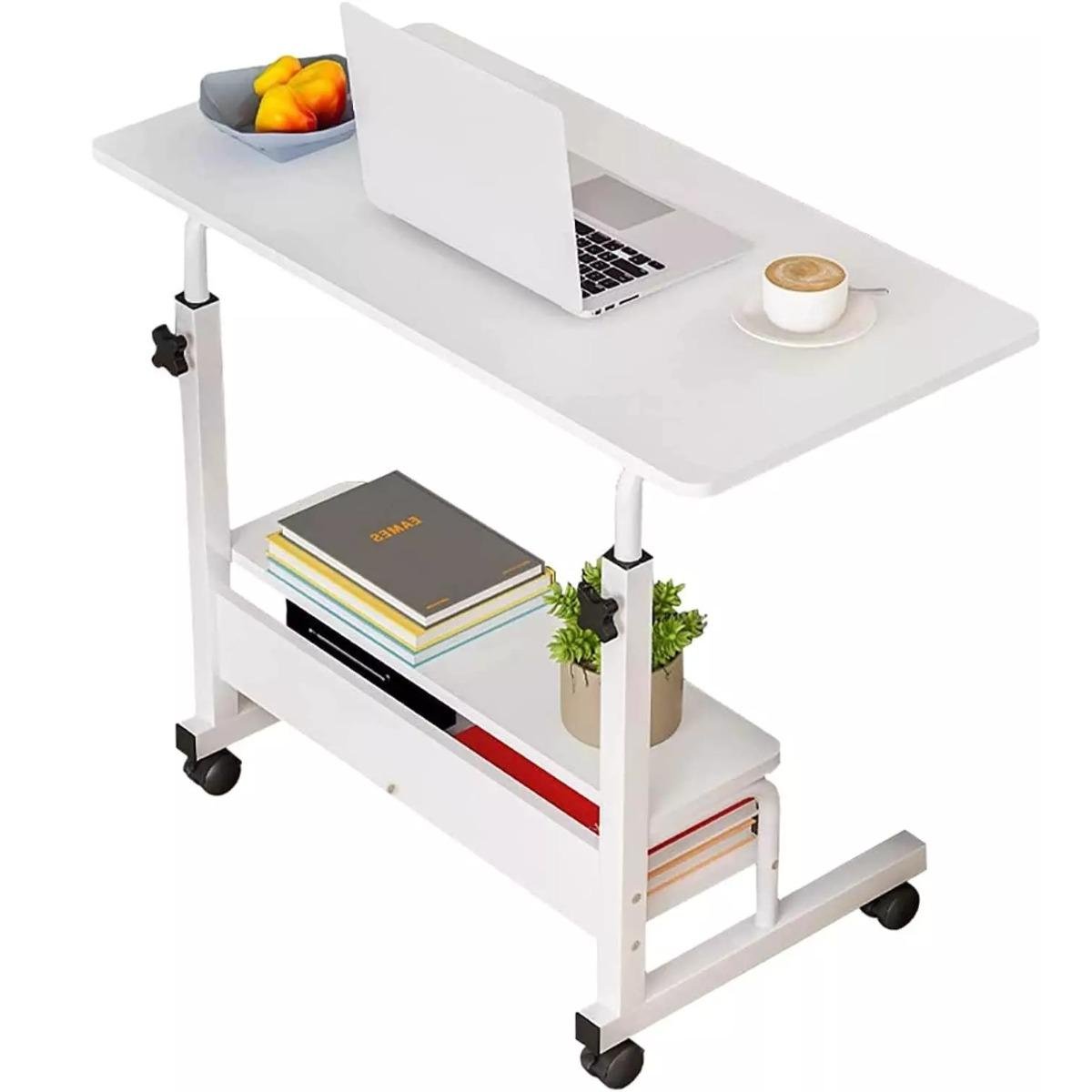 Стол компьютерный Laptop Table на колесиках с регулировкой высоты 80х40х69-90 см (M50259-M)