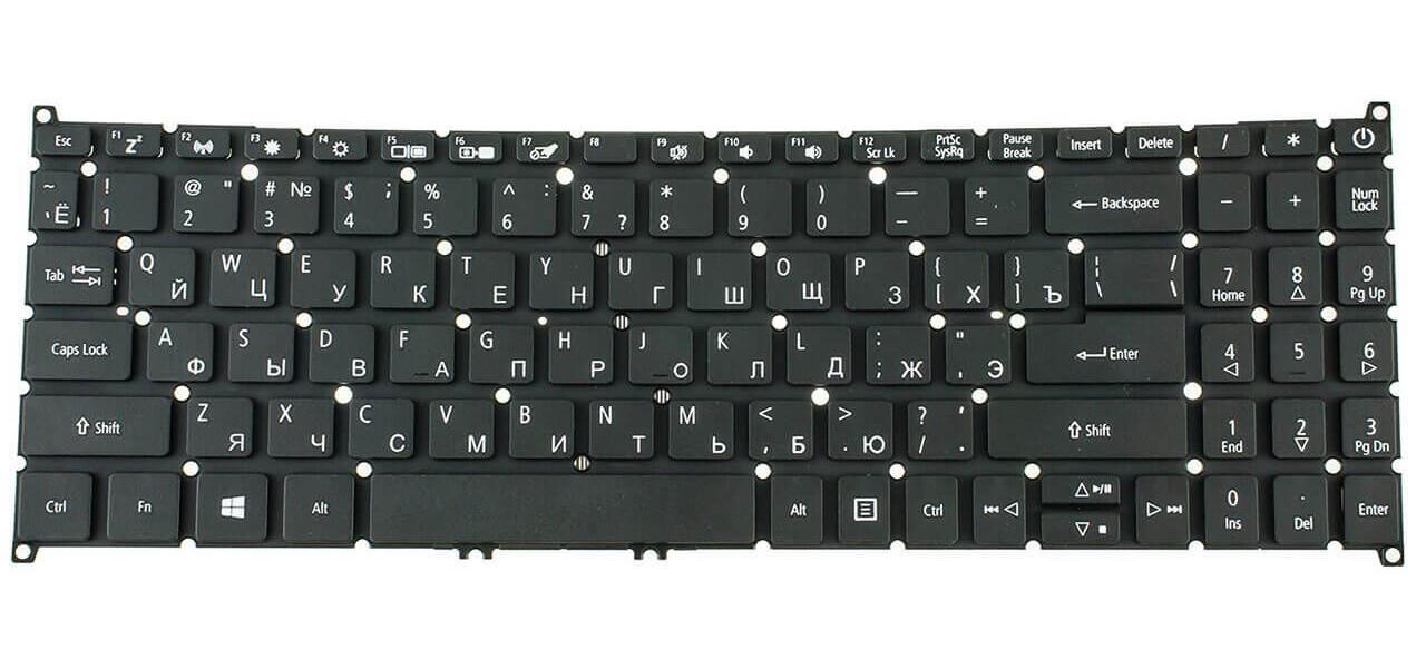 Клавиатура для ноутбука Acer Aspire A315-53/A315-53G/A515-52 A515-52G матовая (NK.I1517.007)