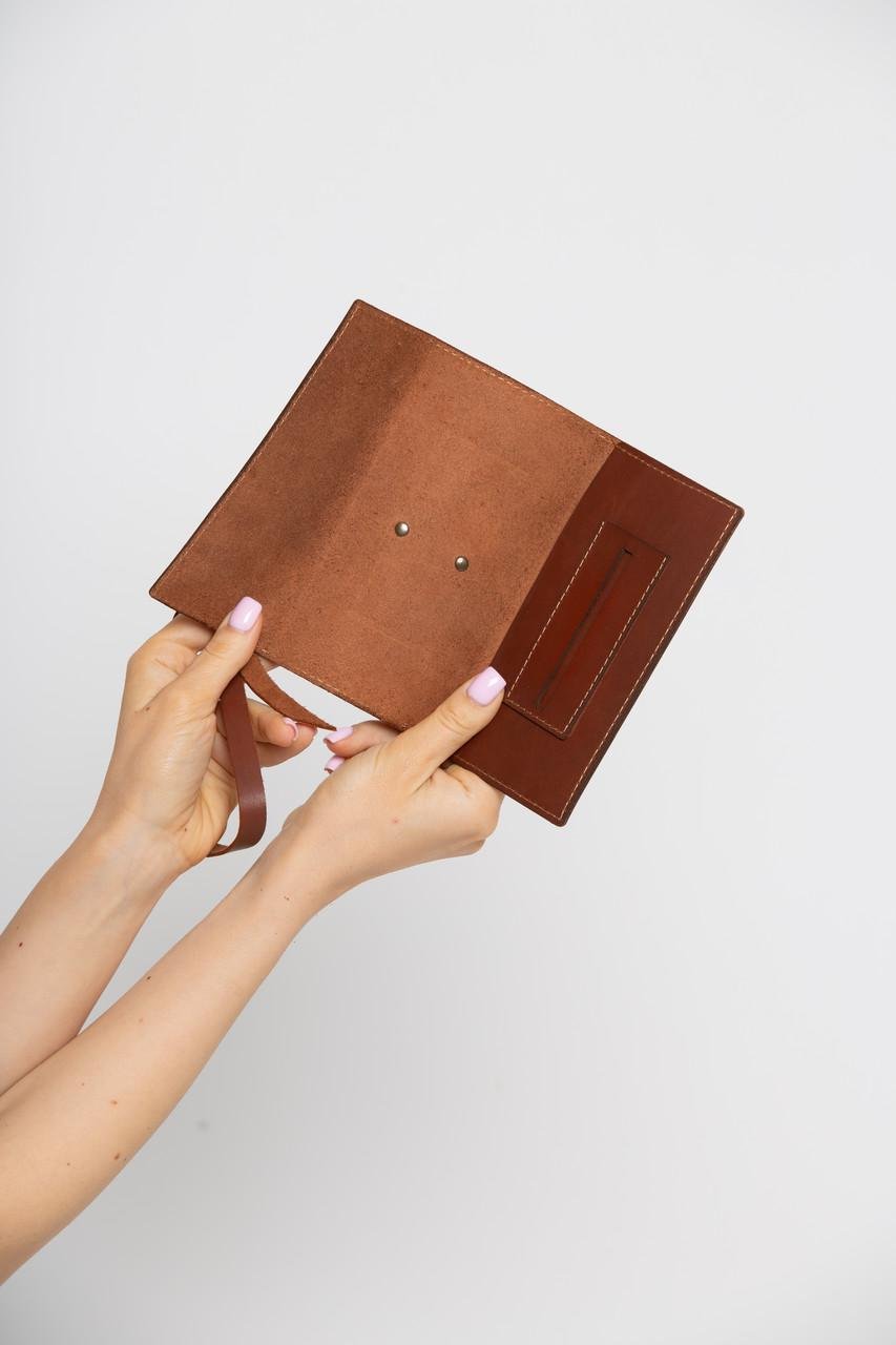 Кісет шкіряний EDENA Коричневий (К-1) - фото 3