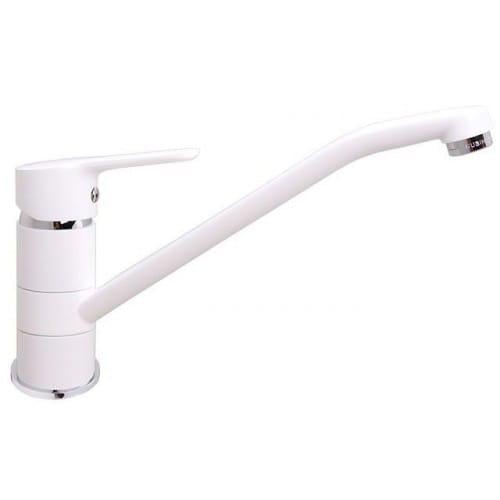 Змішувач для кухні Rubineta Uno 20 WT одноважільний Білий матовий (N00071)