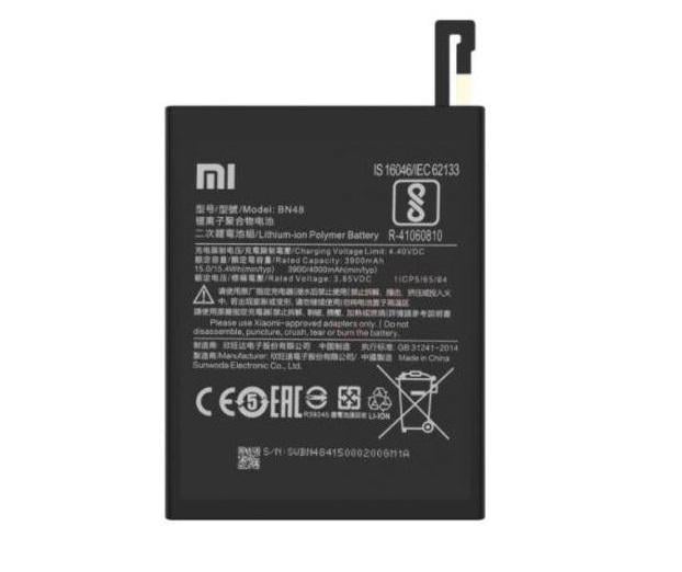 Аккумуляторная батарея BN48 для Xiaomi Redmi Note 6 Pro 3900 mAh (000044926) Аккумуляторная батарея BN48 для Xiaomi Redmi Note 6 Pro 3900 mAh (000044926)