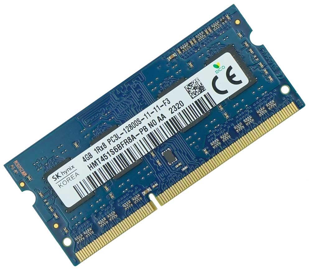 Оперативна пам'ять SK hynix SODIMM DDR3L 4GB 1600MHz, PC3L-12800s (HMT451S6BFR8A-PB)