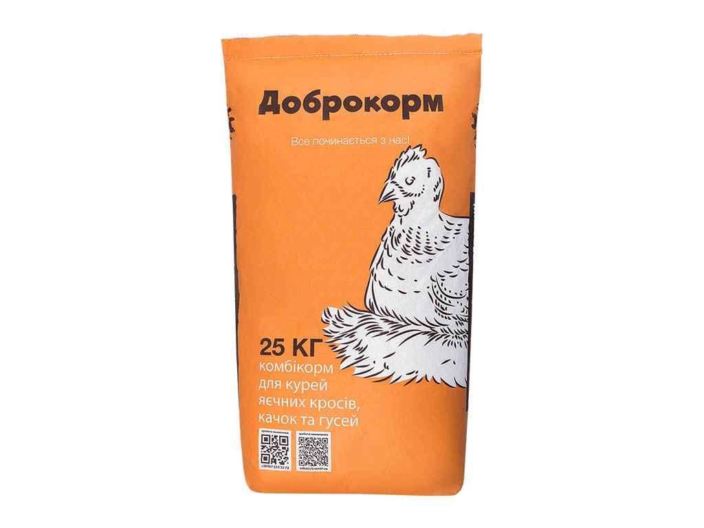 Комбікорм універсальний ДОБРОКОРМ крупа 25 кг Фініш НК-2 (963152) Комбікорм універсальний ДОБРОКОРМ крупа 25 кг Фініш НК-2 (963152)