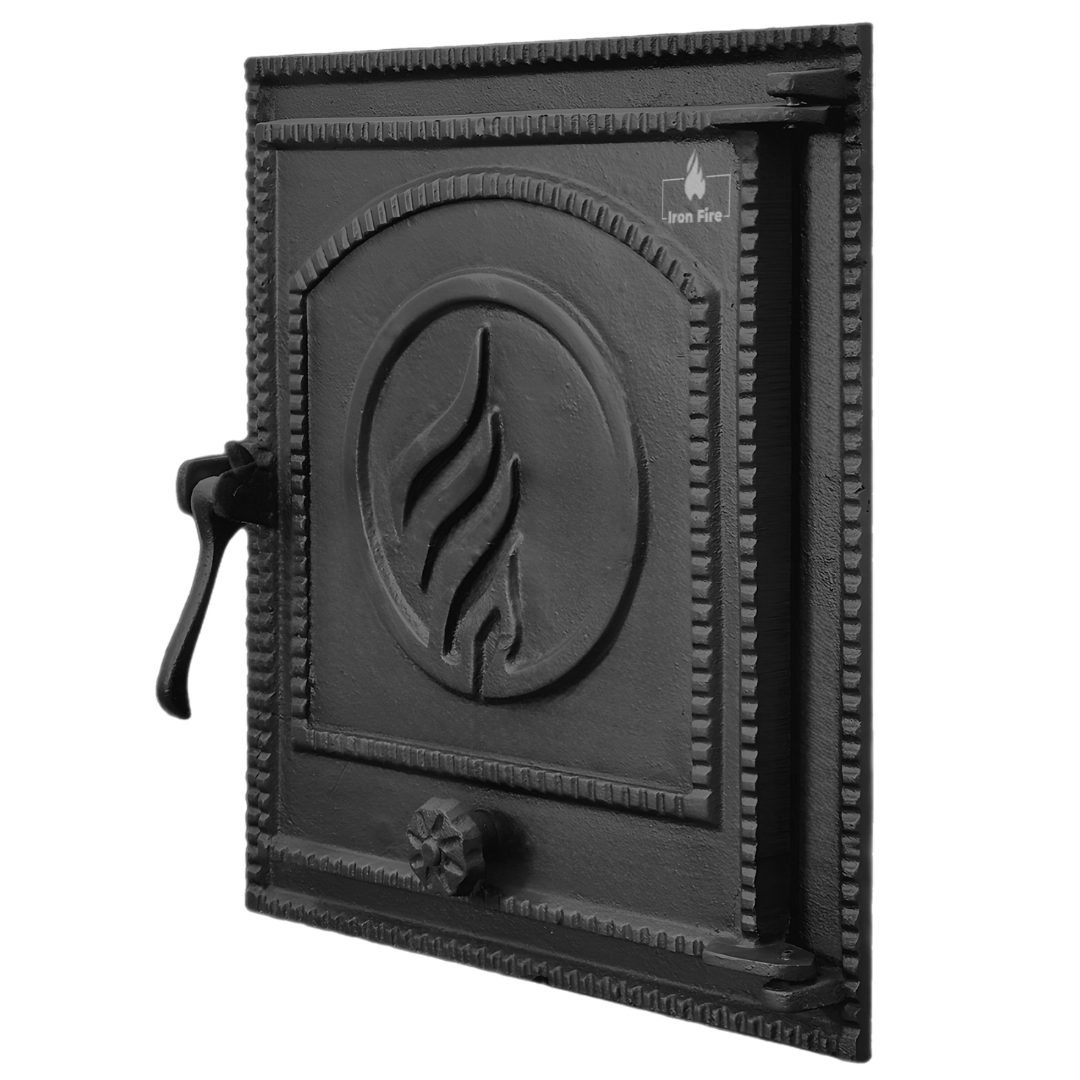 Дверцы каминные Iron Fire Style 35 WG чугунные 350x390 мм (1256)