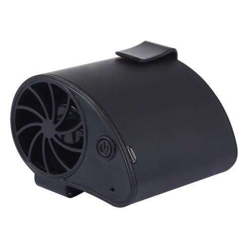 Портативный вентилятор SUNROZ F100 Waist Fan Mini на талию 1200 mAh Черный (SUN4920) - фото 4 Портативный вентилятор SUNROZ F100 Waist Fan Mini на талию 1200 mAh Черный (SUN4920) - фото 4