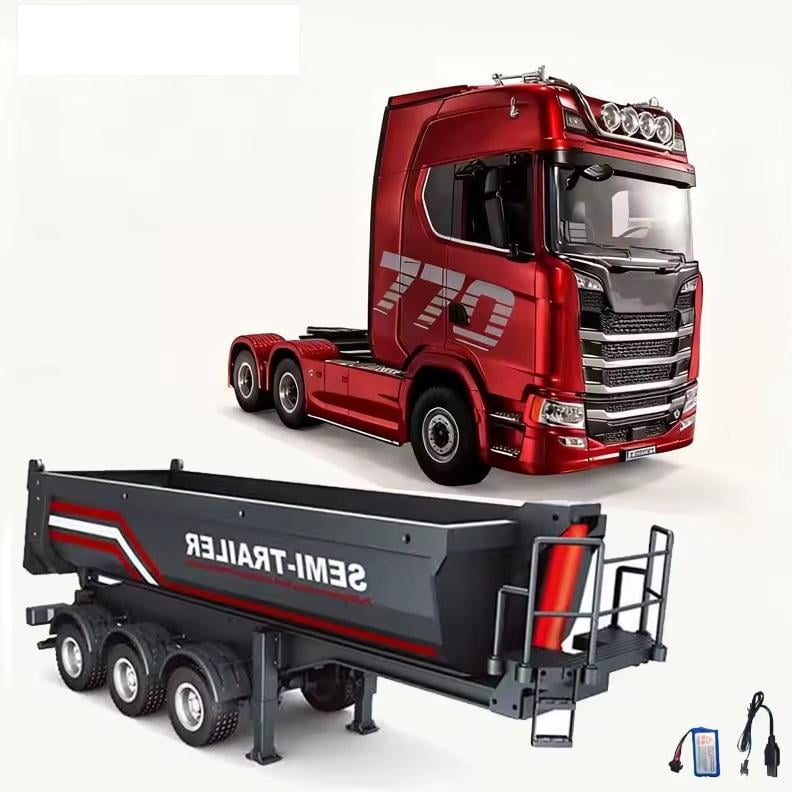Самосвал SCANIA 770S на радиоуправлении и полупичип 1:18 (36291999)