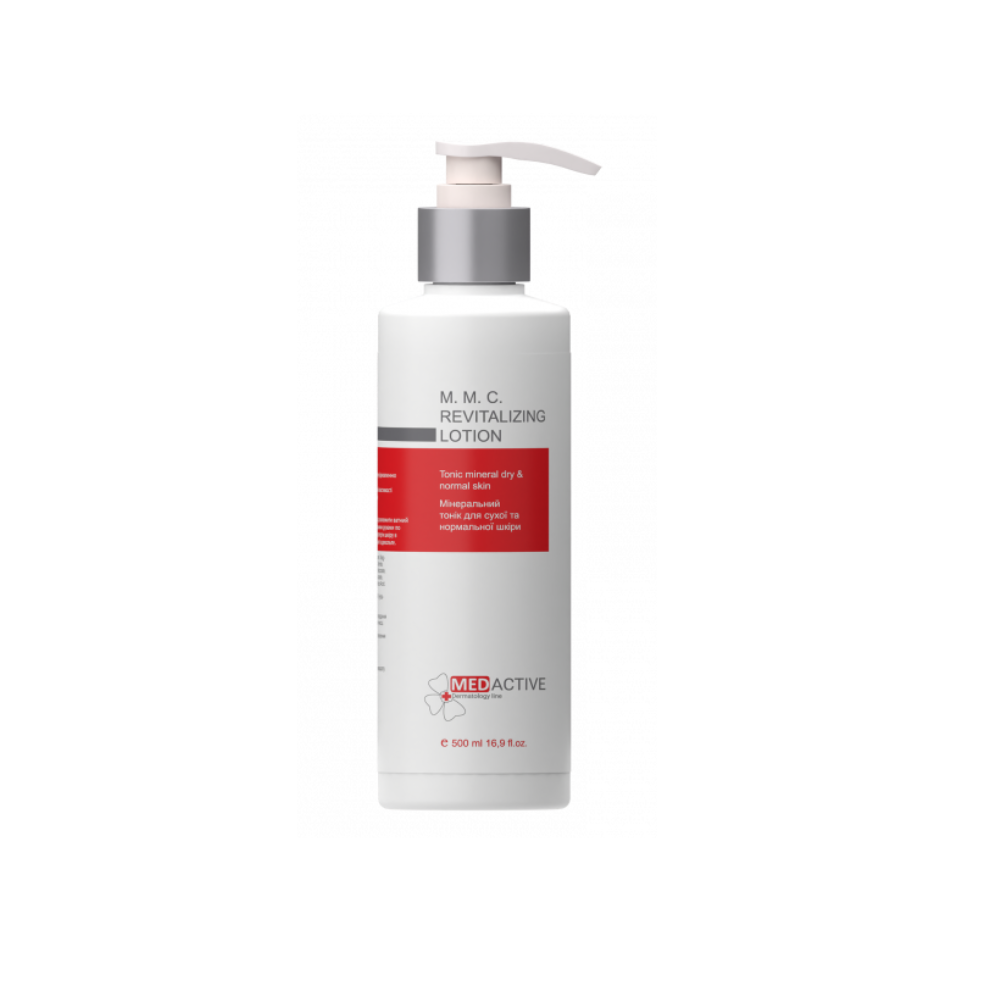 Тонік мінеральний для сухої та нормальної шкіри MedActive M.M.C. Revitalizing Lotion 500 мл (0016)
