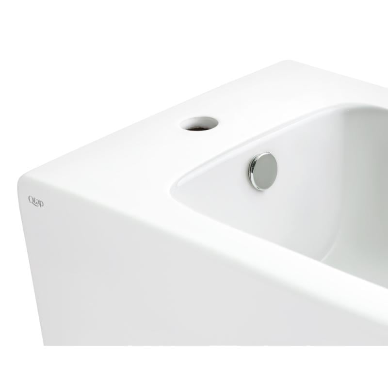 Биде напольное Qtap Scorpio 530x360x395 мм White (10945701) - фото 5