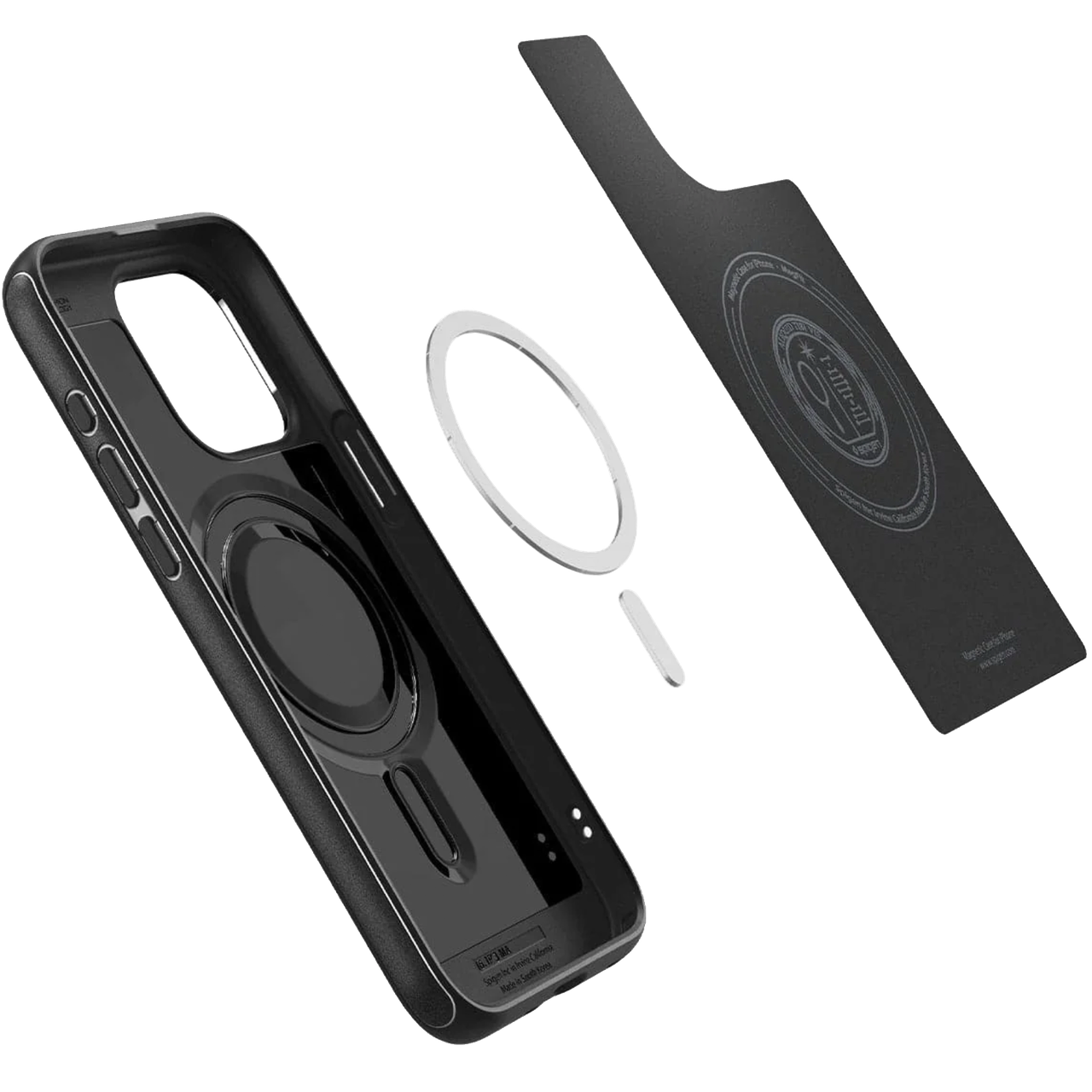 Чохол накладка Spigen Mag Armor Case with MagSafe for iPhone 15 Pro Max Black (ACS06597) - фото 7